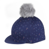 Shires Aubrion Hyde Park NAVY DITSY Hat Cover